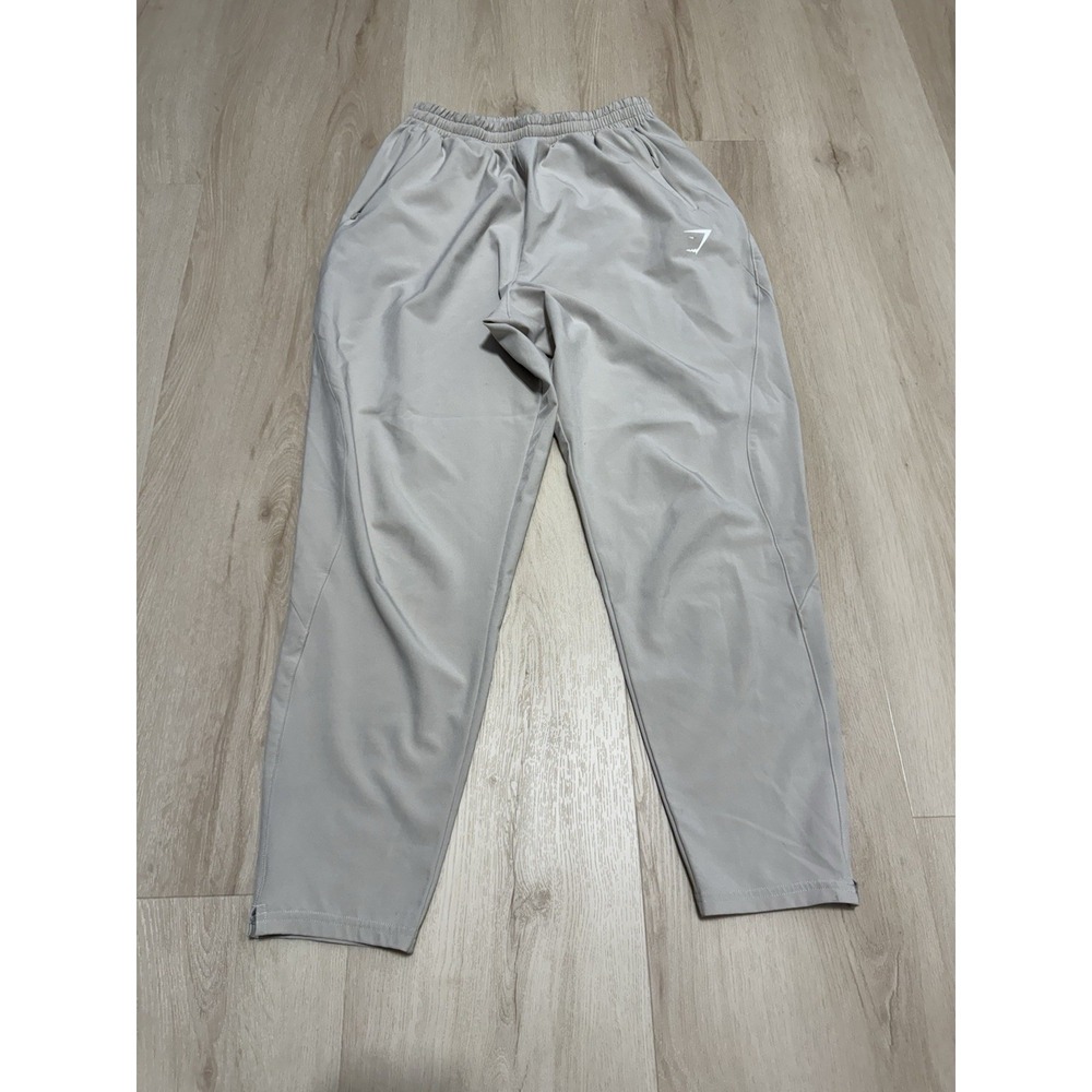 Gymshark Jogger Women Small Light Gray Performance Pull On Athletic Training